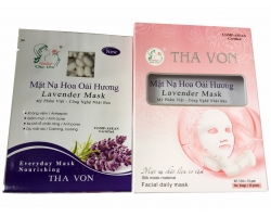 Mặt nạ hoa oải hương chất liệu lụa hộp 5 gói 