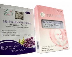Mặt nạ hoa oải hương chất liệu lụa hộp 10 gói 