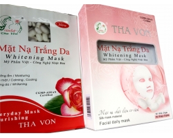 Mặt nạ dưỡng trắng chất liệu lụa hộp 10 gói 
