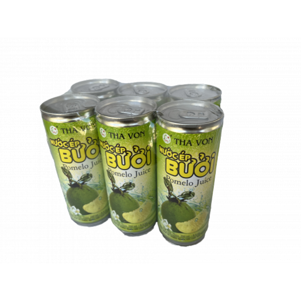 Nước Ép Bưởi Tha Von Lốc 6 lon x 250 ml Giúp trẻ hóa da, giảm cân ,  giảm mở bụng