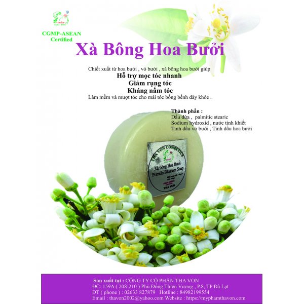 Xà Bông  Hoa Bưởi Tha Von 50 gam